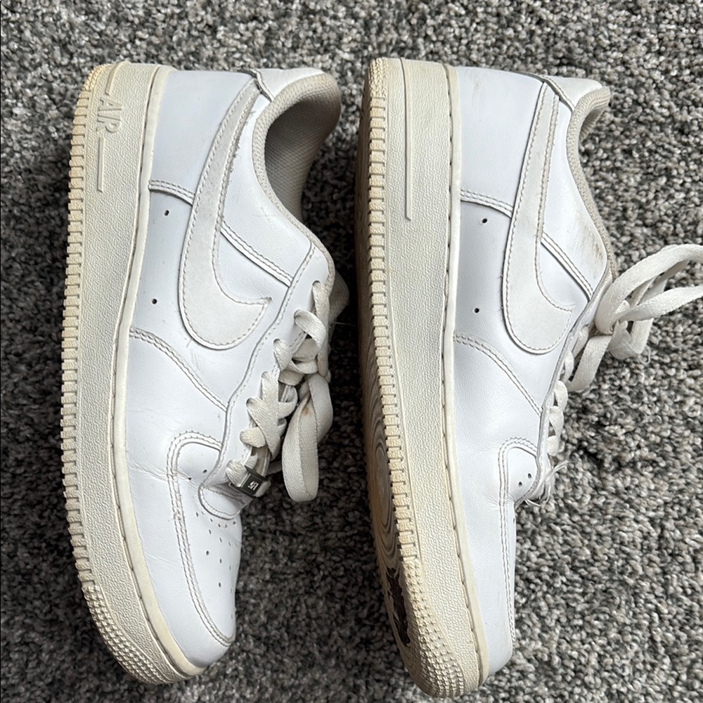 Women’s White Air Force 1 Nike Sneakers - Picture 4 of 5